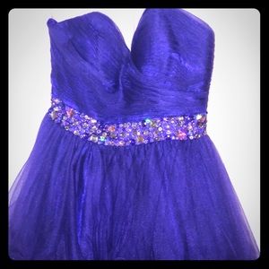 Purple iridescent Homecoming/ Prom dress